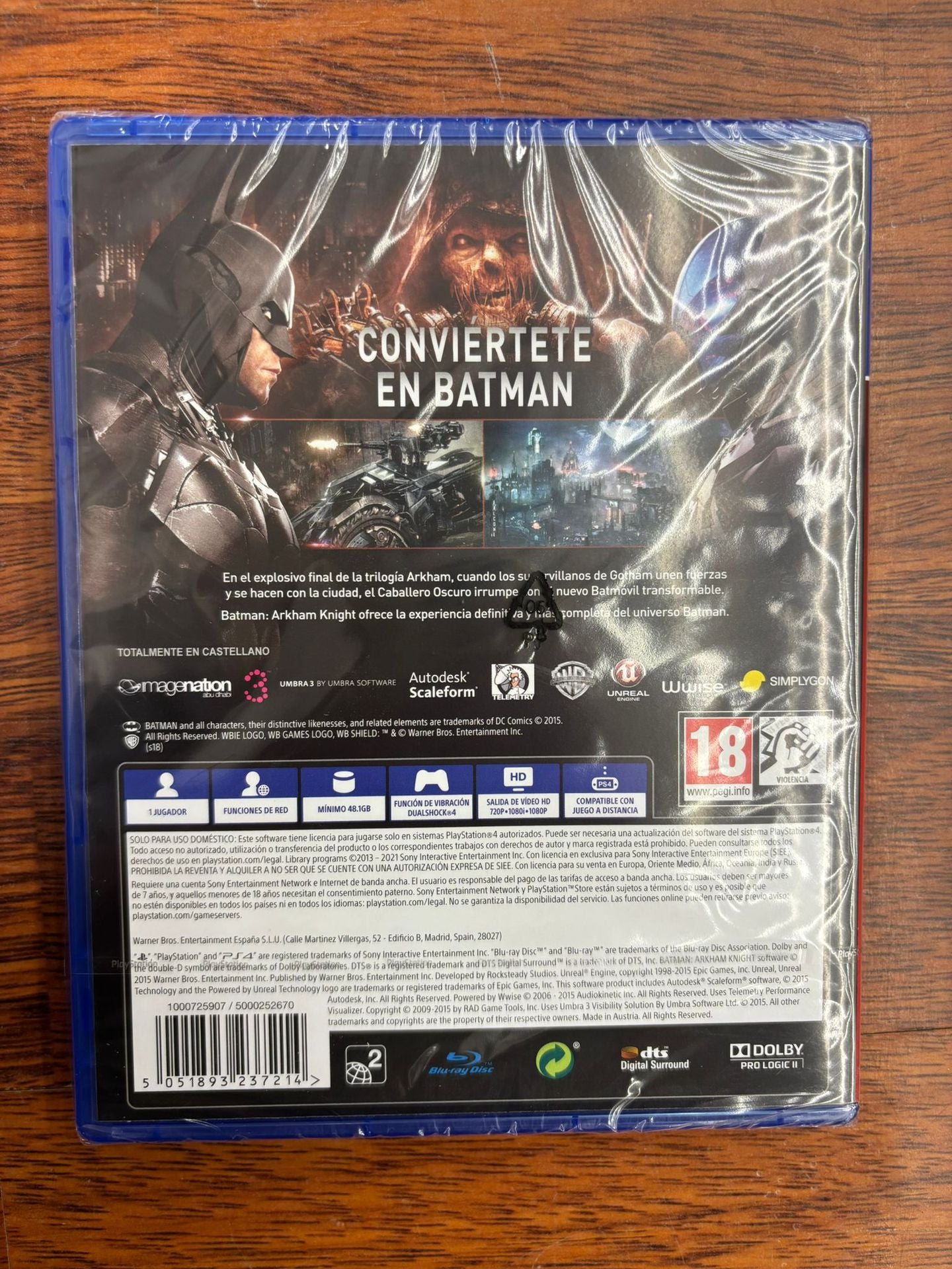 Batman Arkham Knight Hits PS4 ES Batman Arkham Knight Hits PS4 ES